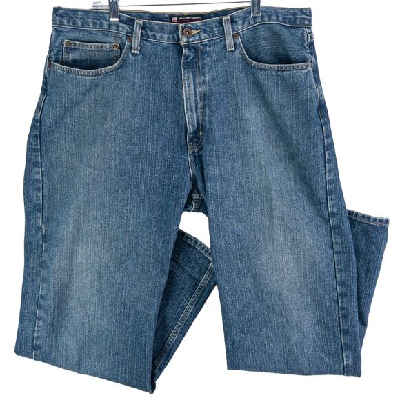 Polo Jeans Co Relaxed Fit Men’s Jeans 38x32 Fit 40 Medium Wash Classic Straight - Picture 1 of 12